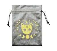 Velvet Dice Bag, Soft Rune Portable Storage Pouch with Drawstring Closure for Jewelry, Game Tokens, Tarot Enthusiasts, Classroom Rewards, Party Favor