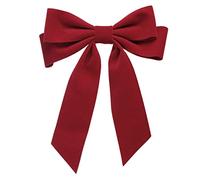 Velvet Hair Clips Bow Clips Large Satin Ribbon Bow Épingles À Cheveux Barrette De Cheveux Barrette Pour Les Cheveux De La Fête Red, Clips De Poils, Velvet Hair Clips, Satin Ribbon Bow Hairpins