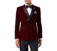 Velvet Hommes Double Boutonnage Blazer Tuxedo Smoking dîner Classique cintrée