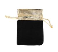 Velvet Jewelry Pouches for Storage, 50PCS Drawstring Bags Wedding Gift Bags Velvet Cloth Jewelry Pouches for Gifts Wrapping, Wedding Party Favor, Craft (Black)
