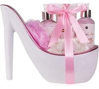 Velvet Luxury Coffret Cadeau Avec Pompe En Céramique Blanche 6 Pièces Pour Une Expérience Spa Relaxante