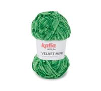 VELVET MINI de Katia en pelotes de 50 grammes et 75 mètres. (216 - Vert)