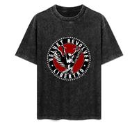 Velvet Revolver Circle Logo Men's T-Shirt Unisex Black Cotton Print Tee Shirts XL