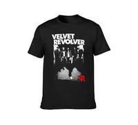 Velvet Revolver Men's T-Shirt Unisex Cotton Print Tee Shirts Black XL