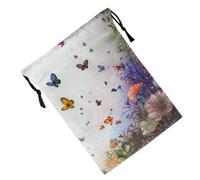 Velvet Tarot Bag - Soft Velvet Jewelry Pouches with Drawstrings, 13x18cm