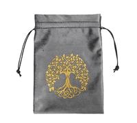 Velvet Tarot Card Holder Bag,Makeup & Jewelry Storage Pouch, Dice Organizer Bag for Tarot Cards, Jewelry, Dice, and Small Accessories, Travel-Friendly Velvet Organizer with 5.12x7.09 inches