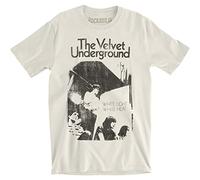 Velvet Underground - - White Light Homme / White Heat T-shirt adapté, Large, Vintage White