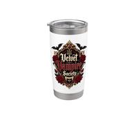 Velvet Vampire Society Vampirecore Halloween Gobelet isotherme en acier inoxydable double paroi