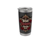 Velvet Vampire Society Vampirecore Halloween Gobelet isotherme en acier inoxydable double paroi