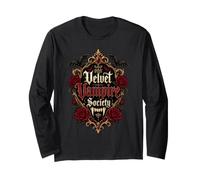 Velvet Vampire Society Vampirecore Halloween Manche Longue