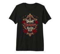 Velvet Vampire Society Vampirecore Halloween T-Shirt Haut de Gamme