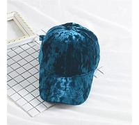 Velvet Women's Baseball Cap Back Button Cap Winter Solid Color Casual Women's Baseball Cap