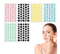 VelvetGlow 240 pièces de patchs étoiles pour le visage, patchs hydrocolloïdes pour les boutons avec huile d'arbre à thé comme cadeau de fête pour couvrir les boutons et les imperfections de la peau