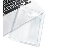 VelvetGlow Couverture A5, couverture de livre en plastique PVC gélifié, couverture transparente, couverture transparente Midori, Stalogy A5 6,3 x 8,5 pouces