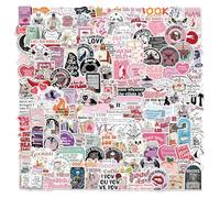 VelvetGlow Lot de 150 autocollants holographiques imperméables en vinyle pailleté pour Kindle, iPad, ordinateur portable, journal, bouteille d'eau, scrapbooking, cadeaux esthétiques pour les amateurs