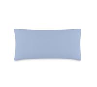 VelvetHome Deluxe 1X Taie d'oreiller 40x80 cm 100% Coton Taie d'oreiller de Haute qualité avec Fermeture éclair Fabriqué en Europe Bleu Clair