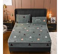 VELVETLUX Lot de 2 draps-housses en peluche d'hiver de 140 x 200 cm avec 2 taies d'oreiller de 50 x 75 cm - Polaire douillette et moelleuse - Gris