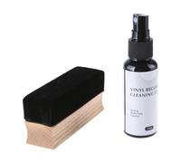 Velvets Brosse de nettoyage antistatique pour disques vinyles Élimine la poussière et les débris