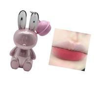 Velvets - Rouge à lèvres liquide mat - Lapins - Glaze - 2 en 1 - Porte-clés - Imperméable - Anti-taches - Sans colle - Argile