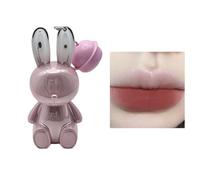 Velvets - Rouge à lèvres liquide mat - Lapins - Glaze - 2 en 1 - Porte-clés - Imperméable - Anti-taches - Sans colle - Argile