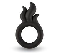 VelvOr Rogue de bite de crête enflammée de Rooster Hawk Transparent Taille Unique