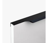 VELYTA 10 poignées de Placard de Cuisine dissimulées, poignées de tiroir cachées pour Meubles de Chambre à Coucher de tiroir de Cuisine-Matte Black||Length 400mm