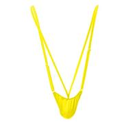 VemeFufu Homme Sexy String Tanga Masculine Slips Thong Maillot de Bain Tenue Lingerie Cadeau Secret Anniversaire Noël G-String sous-Vêtements pour Hommes Jaune