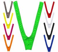 VemeFufu Mankini pour homme - String de natation sexy - Pour Noël, anniversaire, blague - Cadeau secret pour homme ou petit ami, A Vert 01, taille unique