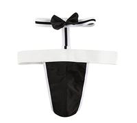 VemeFufu String Homme Borat Mankini Sexy sous-vêtements Maillot de Bain Thong Borot Lingerie Costume pour Hommes de Halloween Cadeau de Noël Taille Unique