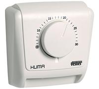 VEMER VE019600 KLIMA 3 - Thermostat Mécanique d’Ambiance Mural pour Chauffage et Climatisation, Technologie à Membrane, Blanc