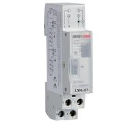 VEMER VE073300 LSM-01 - Minuterie d'escalier, Interrupteur électromécanique pour Montage sur rail DIN, Gris