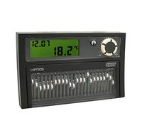 VEMER VE075800 HIPNOS - Thermostat Mural avec Curseurs, Programmation Journalier et Alimentation par Piles, Gris