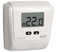 VEMER VE730800 KLIMA LCD - Thermostat Mural électronique Chauffage, Alimentation 230V, Blanc