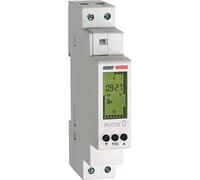 VEMER VE758100 Micro D - Interrupteur Horaire avec Programmation Journalière, Minuterie Programmable Numérique, Montage sur Rail DIN, Blanc