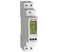 VEMER VE762300 Micro AST - Minuterie Crépusculaire Astronomique, Interrupteur avec Programmation du Crépuscule à l'Aube, Installation sur Rail DIN, Blanc
