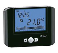 VEMER VE766900 MITHOS - Thermostat Mural avec Programmation Hebdomadaire, Alimentation 230V, Noir