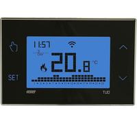 VEMER VE788700 TUO WiFi Batterie - Thermostat Connecté WiFi Intelligent, Contrôlable avec APP iOS et Android, Alimentation par Piles, Noir