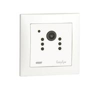 VEMER VE795001 EASYEYE INT Caméra de Surveillance Wi-FI d'intérieur avec Application spéciale, Montage encastré (50 x 50), caméra de sécurité Full HD avec Technologie Infrarouge, Alimentation 230 V