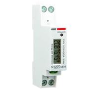 VEMER VE798900 ENERGY 230 M50 MICRO - Compteur d’énergie Monophasé à rail DIN 1 Module, Compteur de Consommation électrique MID, Courant Maximal Mesurable 50A, Alimentation 230V, Blanc