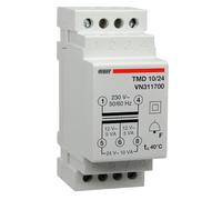 VEMER VN311700 TMD 10/24 - Transformateur 24V pour Service Discontinu (sonnette), Tension Primaire 230V, Tension Secondaire 12-24V, Puissance 10VA, Installation sur Rail Din, Blanc