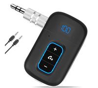Vemfay Récepteur Bluetooth Voiture, Adaptateur Bluetooth Jack 3.5mm AUX Bluetooth Recepteur pour Haut-Parleur/Stéréo Domestique