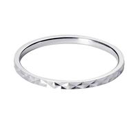 VEMOW Bague de mariage en forme de dôme, polie, ternie, confortable, cadeaux pour bague de 2mm et 3mm, taille 4 10 Anneaux Choses Bijoux (Silver, C)