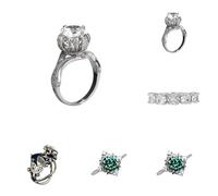 VEMOW Bague en argent de mascotte d'anneau de grenouille de personnalité de rétro pour des femmes et des hommes Faux Nettoyeur Anneaux (random, one size)