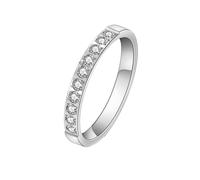 VEMOW Ot Se Lling Mic Ro Ensemble De Dix Bagues En Or Rose Index Bague Bagues Menottes Bijoux Faux Nettoyeur Anneaux (Silver, C)