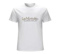 VEMS Les Miserables Logo T Shirt Mens Movie Tee Cosette White S