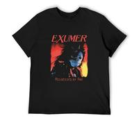 VEMS Limited Exumer Possessed by Fire German Thrash Metal Band Logo Crew Neck Unisex Short Sleeve T-Shirt XL