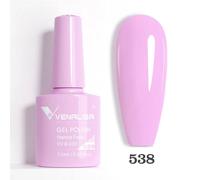 Venalisa 7.5ml Hema Free Jelly Vernis À Ongles Rose Nu,Vernis Gel Uv Led À Tremper,Laque De Manucure Pour Ongles.538.