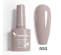 Venalisa 7.5ml Hema Free Jelly Vernis À Ongles Rose Nu,Vernis Gel Uv Led À Tremper,Laque De Manucure Pour Ongles.553.