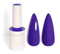 VENALISA Vernis à Ongles Gel Semi Permanent Violet profond Deep Purple Gel Polish Nail UV Soak off Vernis Manucure