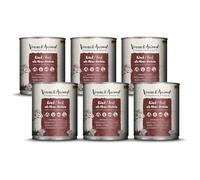 Venandi Animal Pâtée Premium pour Chats, Bœuf Seule Source De Protéine, Pâtée, sans Céréales Et À L’état Naturel, Lot De 6 (6 x 800 g)